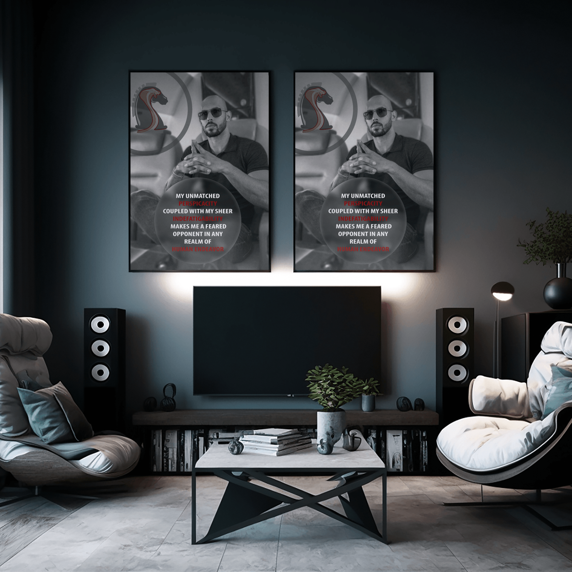 My Unmatched Perspicacity | Andrew Tate Merch & Posters | Hustler's Inventory | New Poster! | Shop Now
