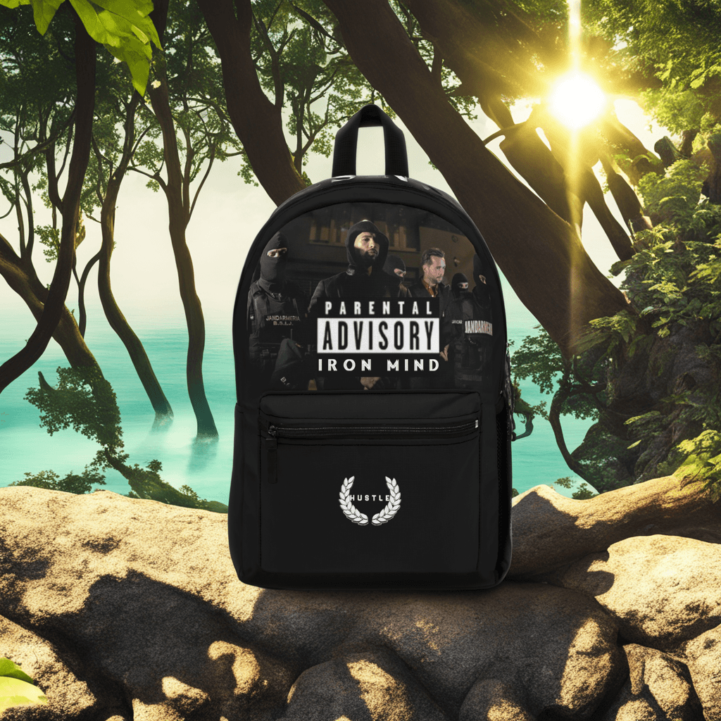 Hustler's Inventory | Andrew Tate Merch with Quote | Backpack featuring Top G | Shop Now