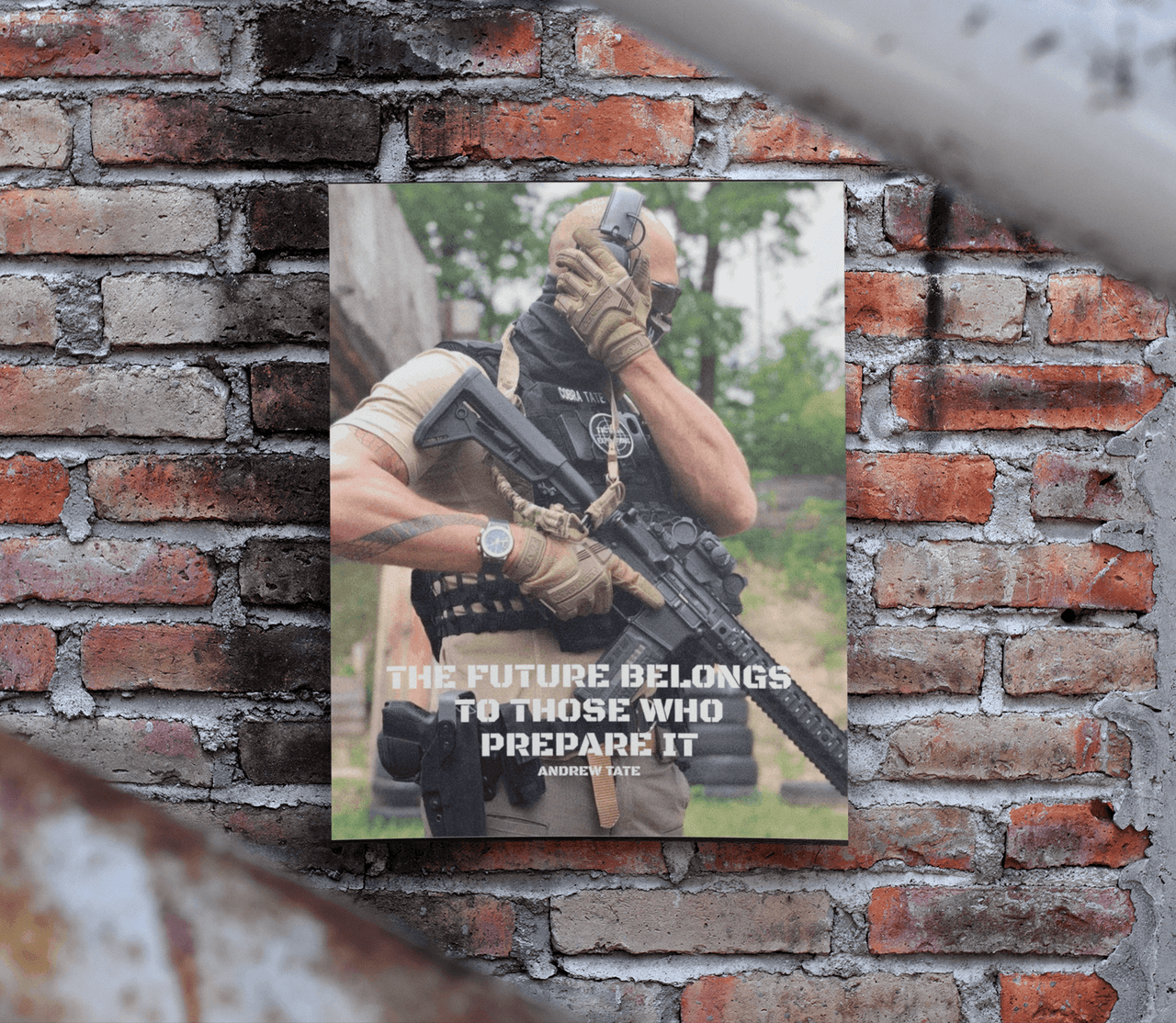 The Future I is the newest Andrew Tate motivational poster | Hustler's Inventory Shop Now