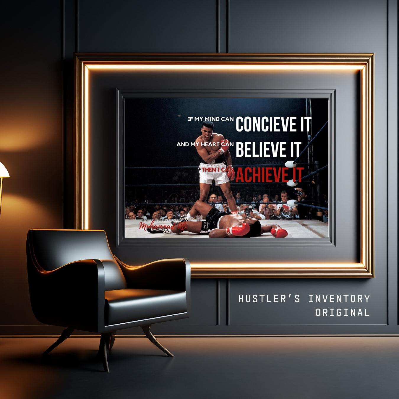 Muhammad Ali Live Every Day Motivational Quote Boxing Poster Wall Art No Frame E - Foto 6