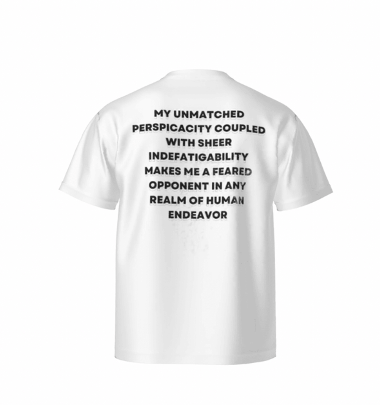 My Unmatched Perspicacity | Andrew Tate T-Shirt - Hustler's Inventory