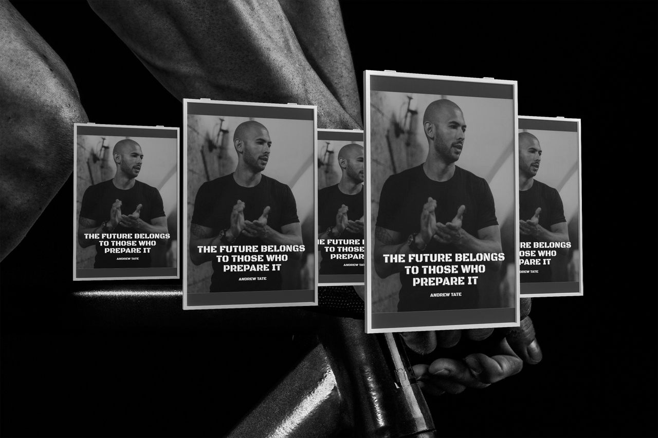 The Future II | Andrew Tate Poster with Quote | Hustler's Inventory