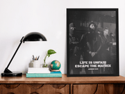 Add some inspiration to your home or office with an Andrew Tate poster featuring the quote 'Life is unfair, escape the matrix.' Choose from a range of sizes and enjoy cheap prices and worldwide delivery.