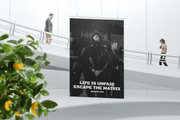 Escape The Matrix I | Andrew Tate Motivational Poster - Hustler's Inventory