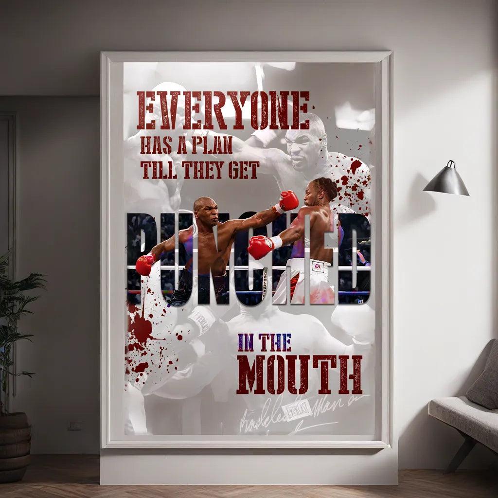 Get your newest boxing poster featuring Mike Tyson | Hustler's Inventory