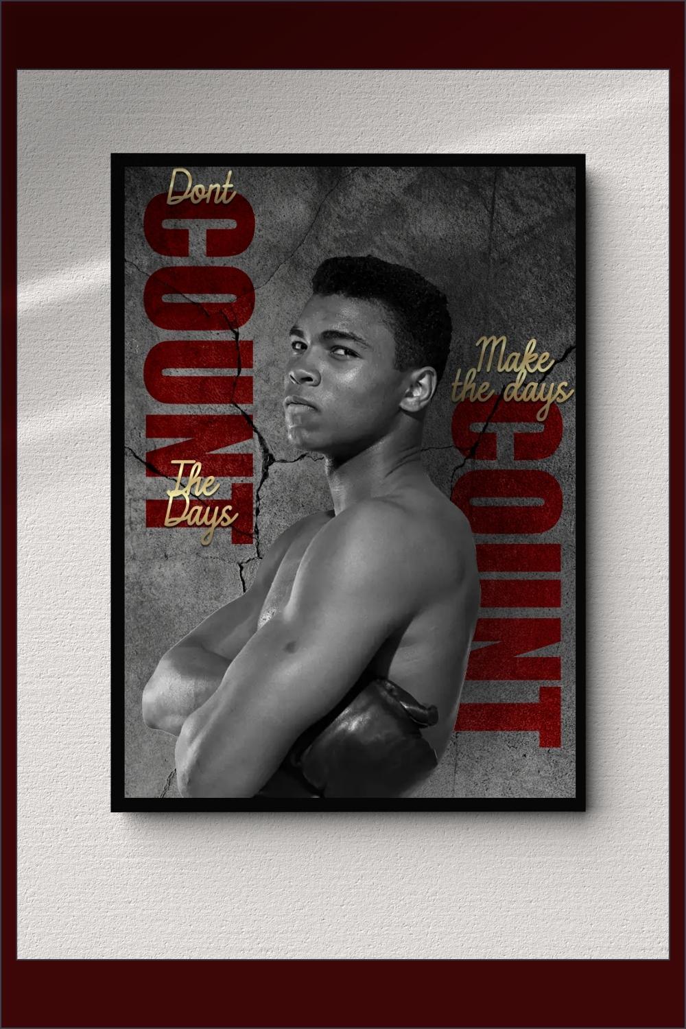 Don't know how to reach Muhammad's Ali Level? Get this new wall Poster