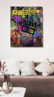 Hustler's Poster - Resist the Slave Mind - By Andrew Tate