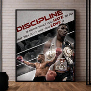 Iconic Mike Tyson Boxing Glove Poster | Hustler's Inventory