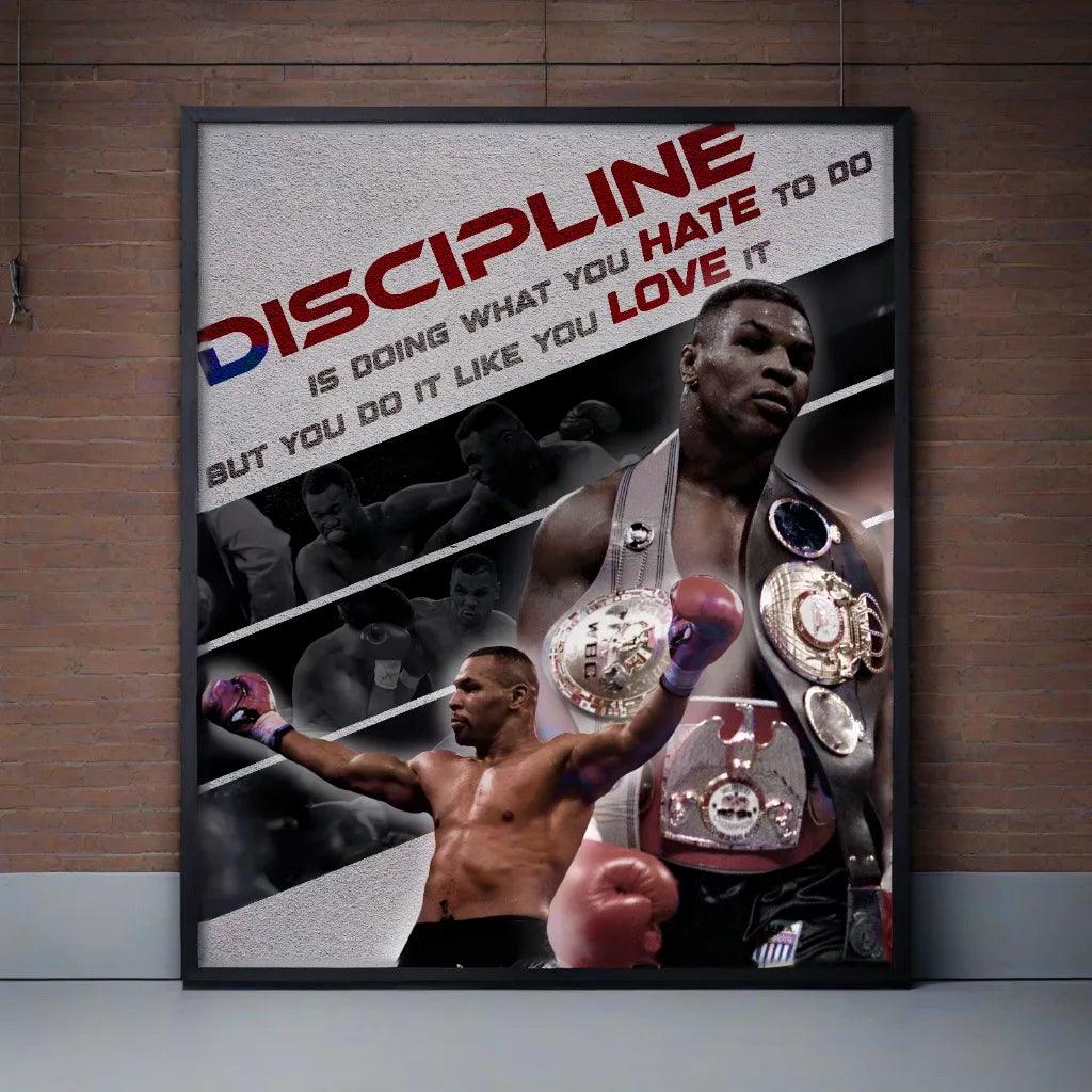 Inspiring Discipline and Greatness Poster featuring Mike Tyson