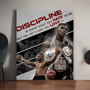 Mike Tyson Poster - Discipline I Tribute - Hustler's Inventory